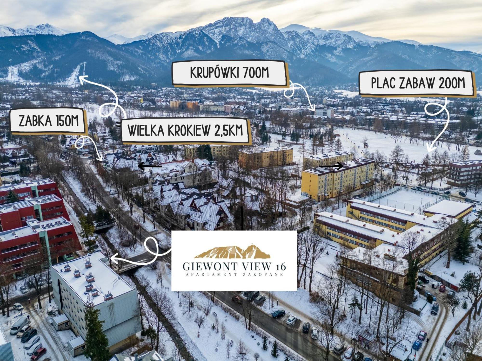 Apartament Giewont View 16 Закопане Экстерьер фото